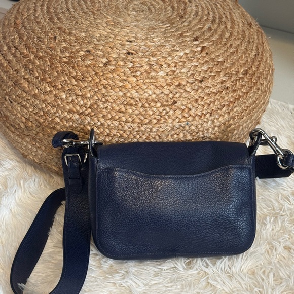 Coach Dark Blue Leather Crossbody Bag - Picture 3 of 5